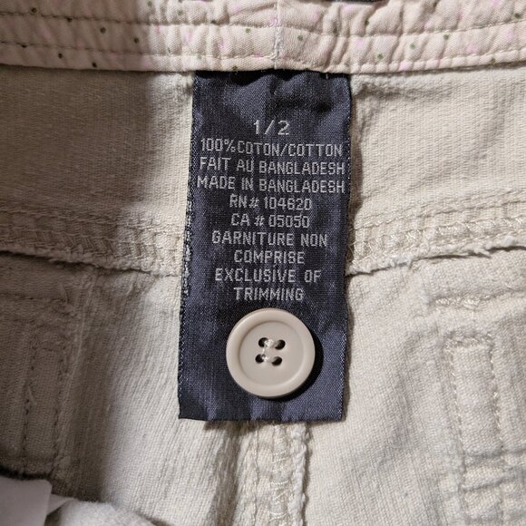 Jacob wide leg low rise Y2K cords pants tan size 1 - Picture 4 of 14